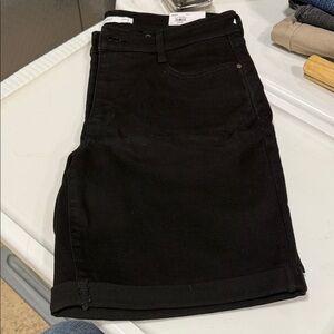 Nine West Black Bermuda Shorts